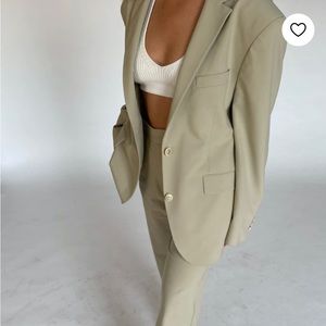 Djerf Avenue Forever Blazer Griege